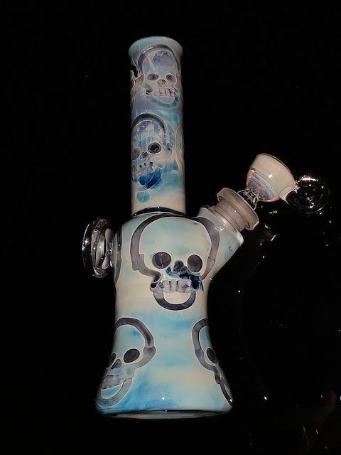 Bob Badtram Heady Fume Skulls Tube New