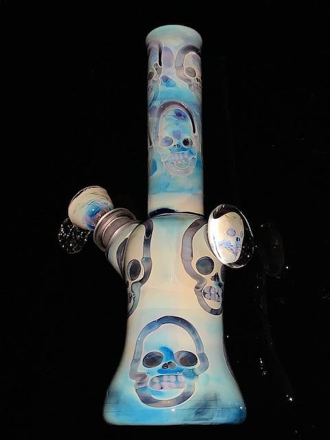 Bob Badtram Heady Fume Skulls Tube New