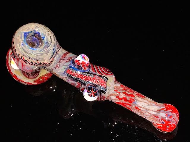 Glass Berry Heady Inside Out Bubbler #2 New