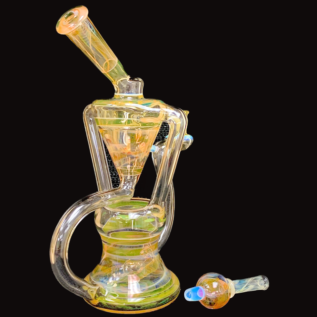 Todd Lewis Heady Fume Folds Recycler #2 New