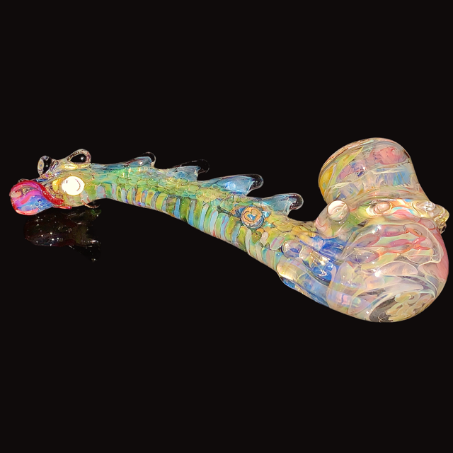 Bobby Snodgrass III Vintage 90s Heady Fumed Sherlock Dragon Mint.