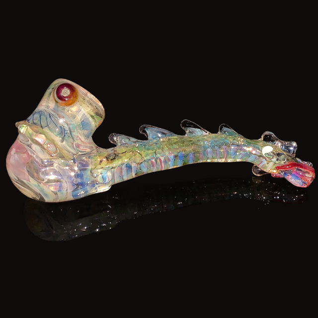 Bobby Snodgrass III Vintage 90s Heady Fumed Sherlock Dragon Mint.