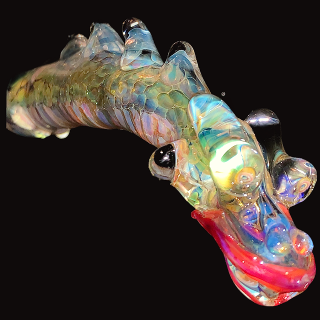 Bobby Snodgrass III Vintage 90s Heady Fumed Sherlock Dragon Mint.