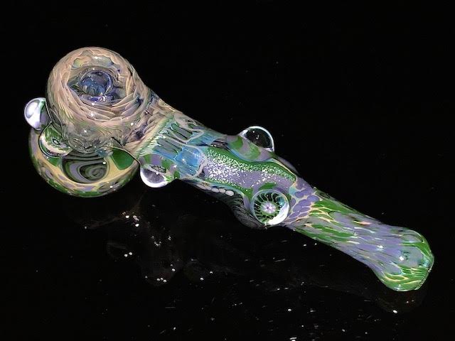 Glass Berry Heady Inside Out Bubbler #3 New