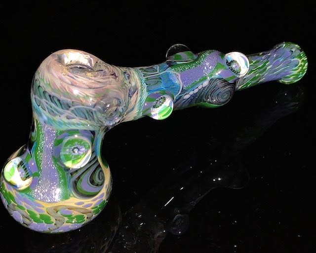 Glass Berry Heady Inside Out Bubbler #3 New