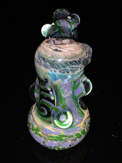 Glass Berry Heady Inside Out Bubbler #3 New