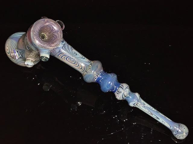 BP Deluxe Heady Blues Hammer Bubbler '00 Vintage Rare