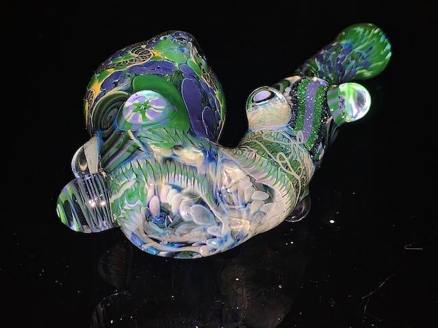 Glass Berry Heady OG Inside Out with Millie Inlay Sherlock New #4