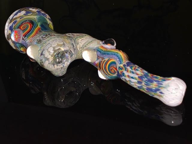Glass Berry Heady OG Inside Out with Millie Inlays Sherlock Bubbler New #3