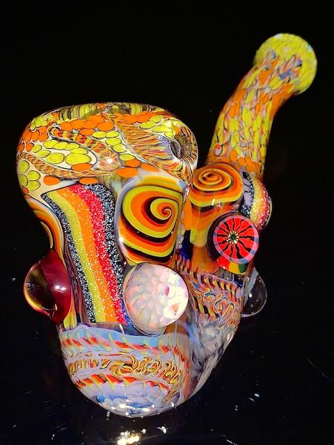 Glass Berry Heady OG Inside Out with Millie Inlays Sherlock New #5