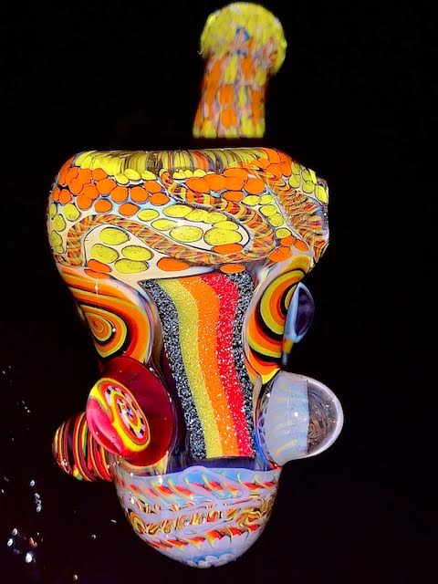Glass Berry Heady OG Inside Out with Millie Inlays Sherlock New #5