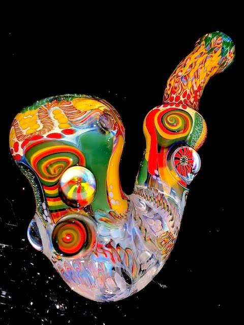 Glass Berry Heady OG Inside Out with Millie Inlays Sherlock New #6