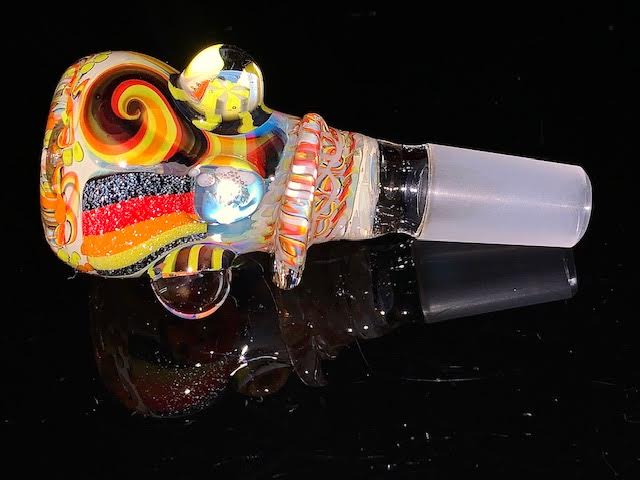 Glass Berry Heady OG Inside Out Millie Inlay 14mm Slide New #3