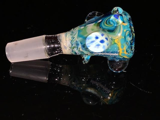 Glass Berry Heady OG Inside Out 14mm Slide New #6
