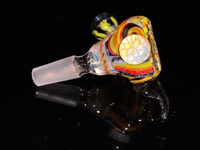 Glass Berry Heady OG Inside Out Millie Inlay 10mm Slide New #3