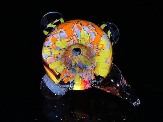 Glass Berry Heady OG Inside Out Millie Inlay 10mm Slide New #3