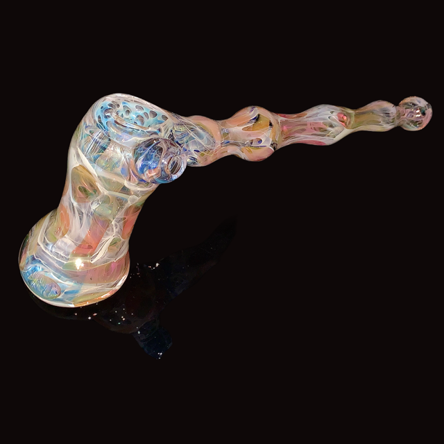 Brad Tenner Large Heady Psychedelic Hammer Bubbler New