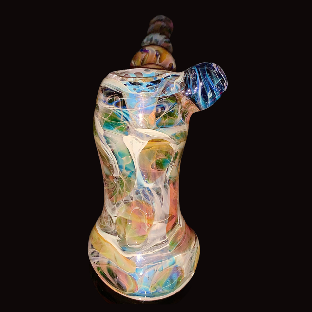 Brad Tenner Large Heady Psychedelic Hammer Bubbler New