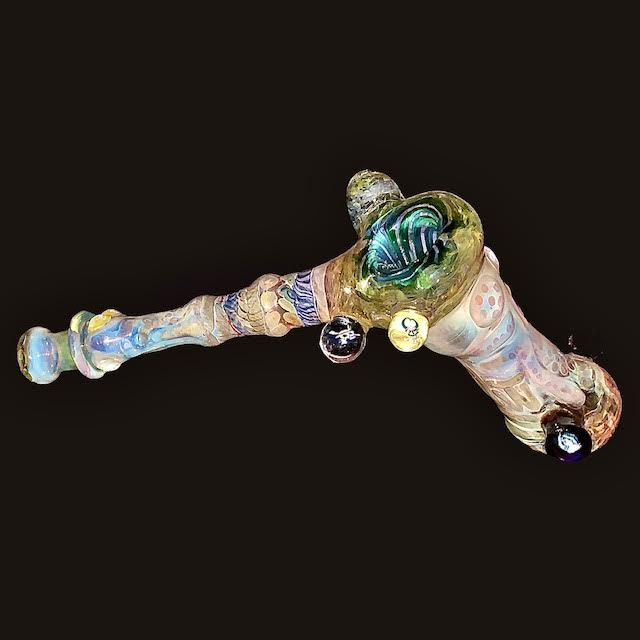 Travis Wigger XL Heady Skulls Hammer Bubbler New