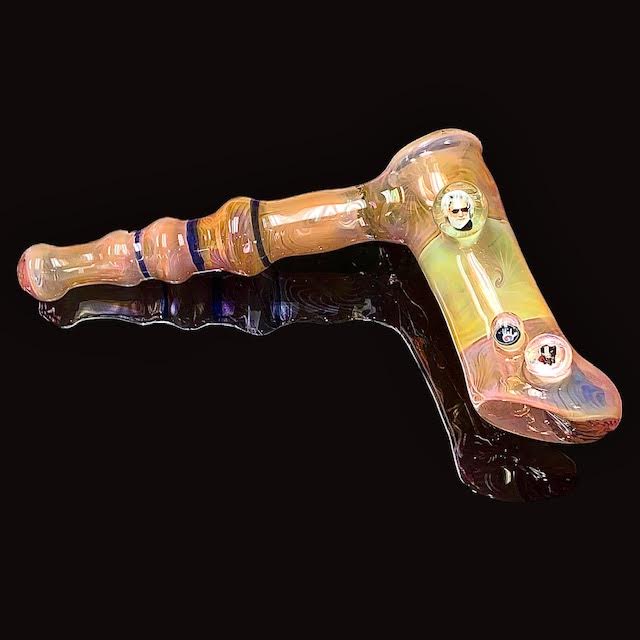 Travis Wigger XL Heady Fume Jerry Garcia Hammer Bubbler New