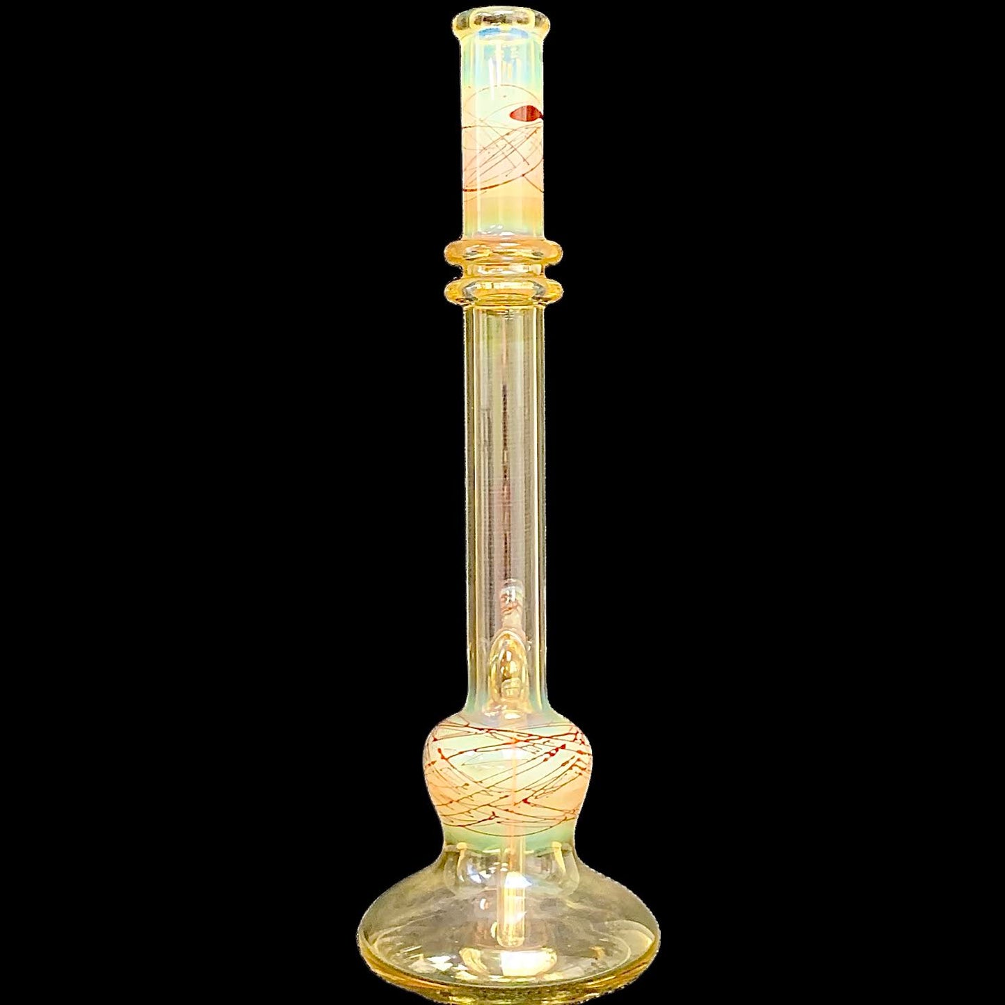 Steve Stotts Red Fume Pancake Bong 32mm New #1
