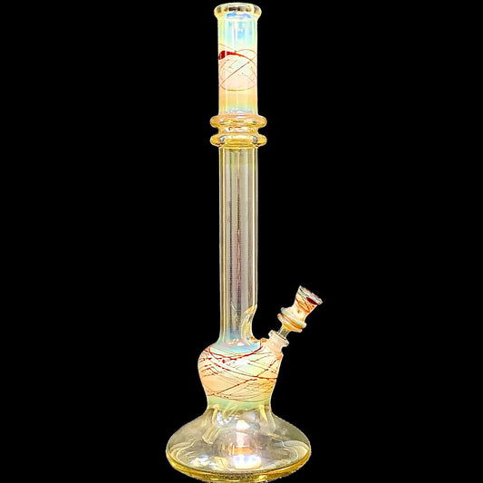 Steve Stotts Red Fume Pancake Bong 32mm  New #1