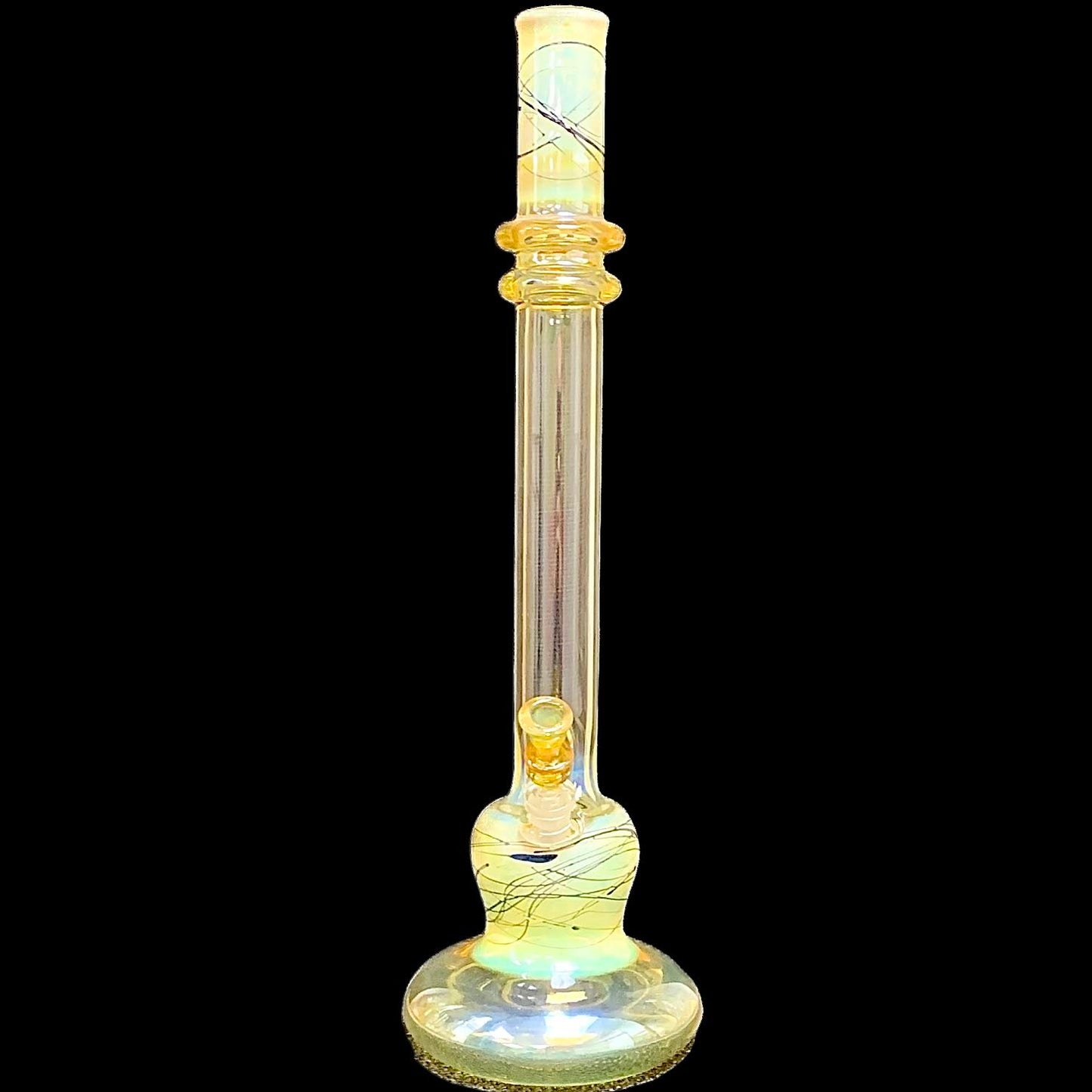 Steve Stotts Fumed Blue Pancake Bong 32mm New #2