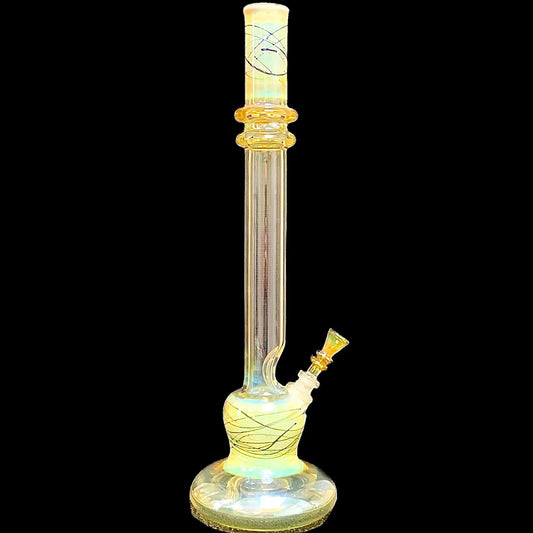 Steve Stotts Fumed Blue Pancake Bong 32mm New #2
