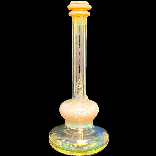 Steve Stotts Fumed Pink Pancake Bong 32mm New #2