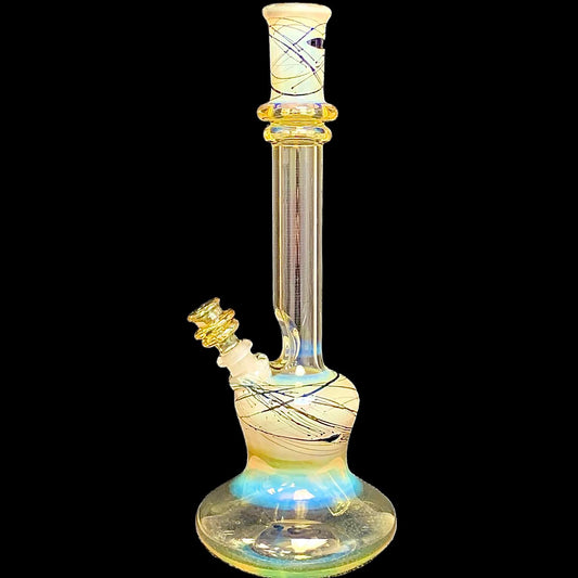 Steve Stotts Fumed Blue Pancake Bong 32mm New #6