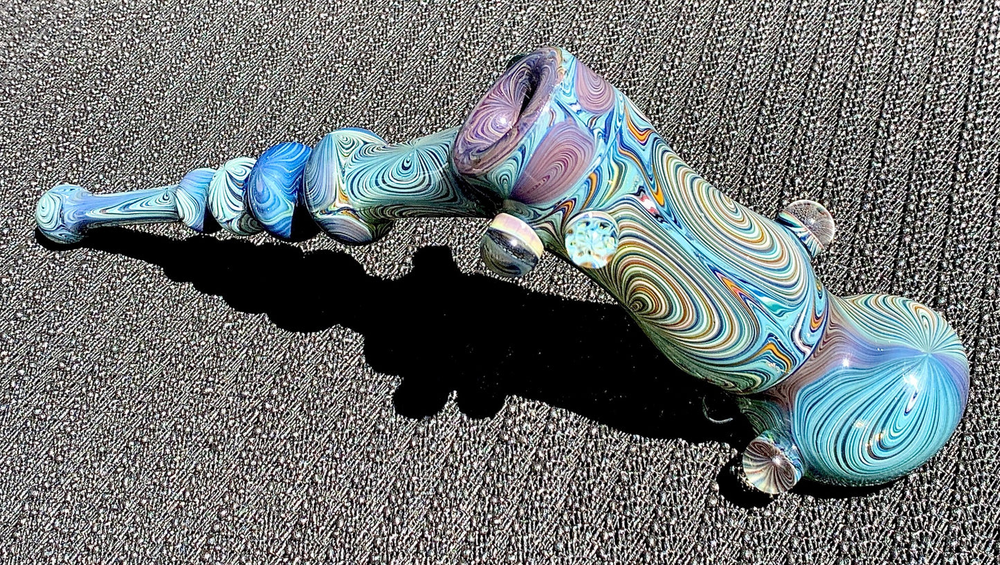 BP Deluxe Heady Blues Hammer Bubbler '00 Vintage Rare