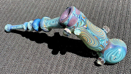 BP Deluxe Heady Blues Hammer Bubbler '00 Vintage Rare