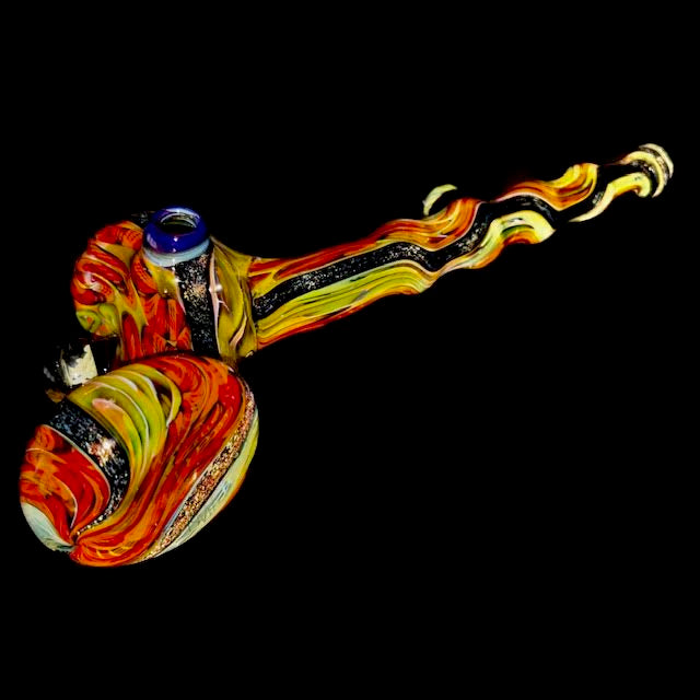 Terry Sharp OG Heady Inside Out Dichro Hammer Bubbler New