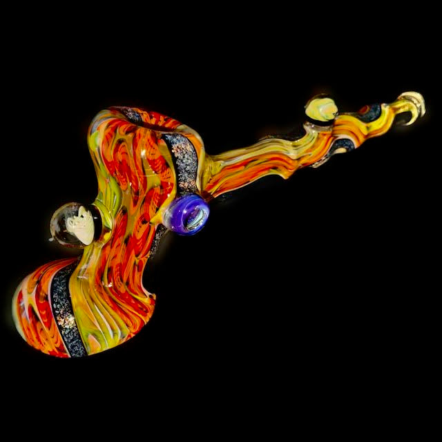 Terry Sharp OG Heady Inside Out Dichro Hammer Bubbler New