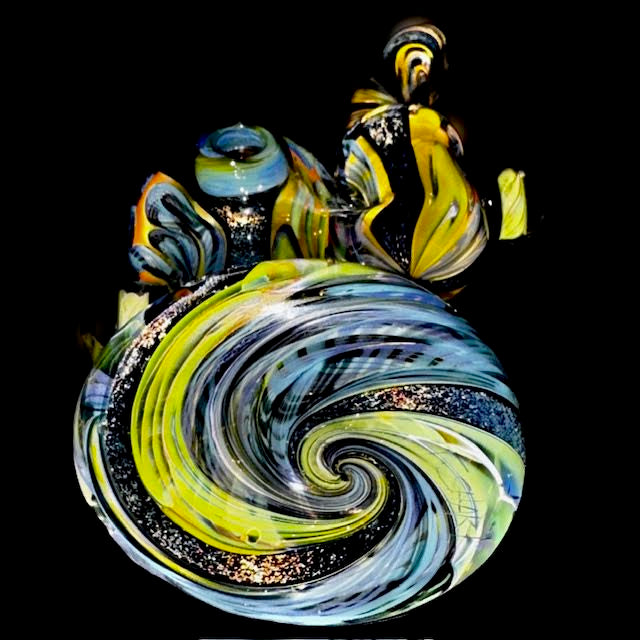 Terry Sharp OG Heady Inside Out Dichro Sherlock Bubbler New