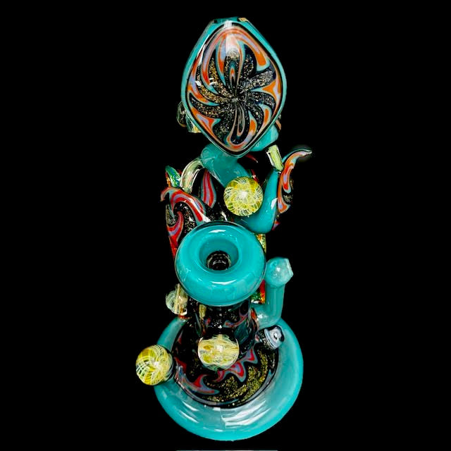 Terry Sharp Heady Multi Section Grail Bubbler New