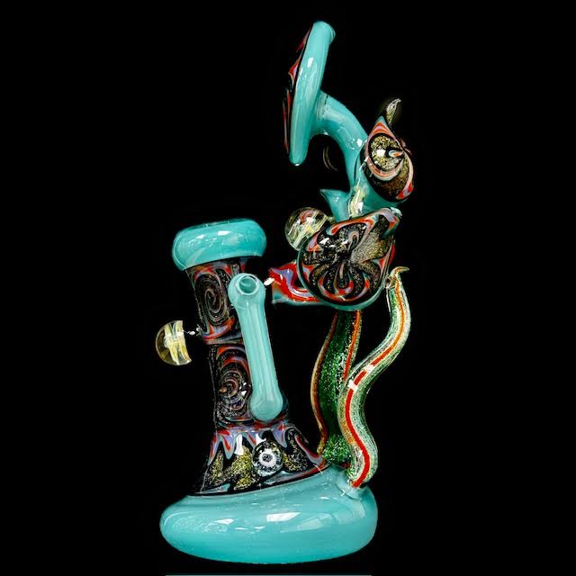 Terry Sharp Heady Multi Section Grail Bubbler New