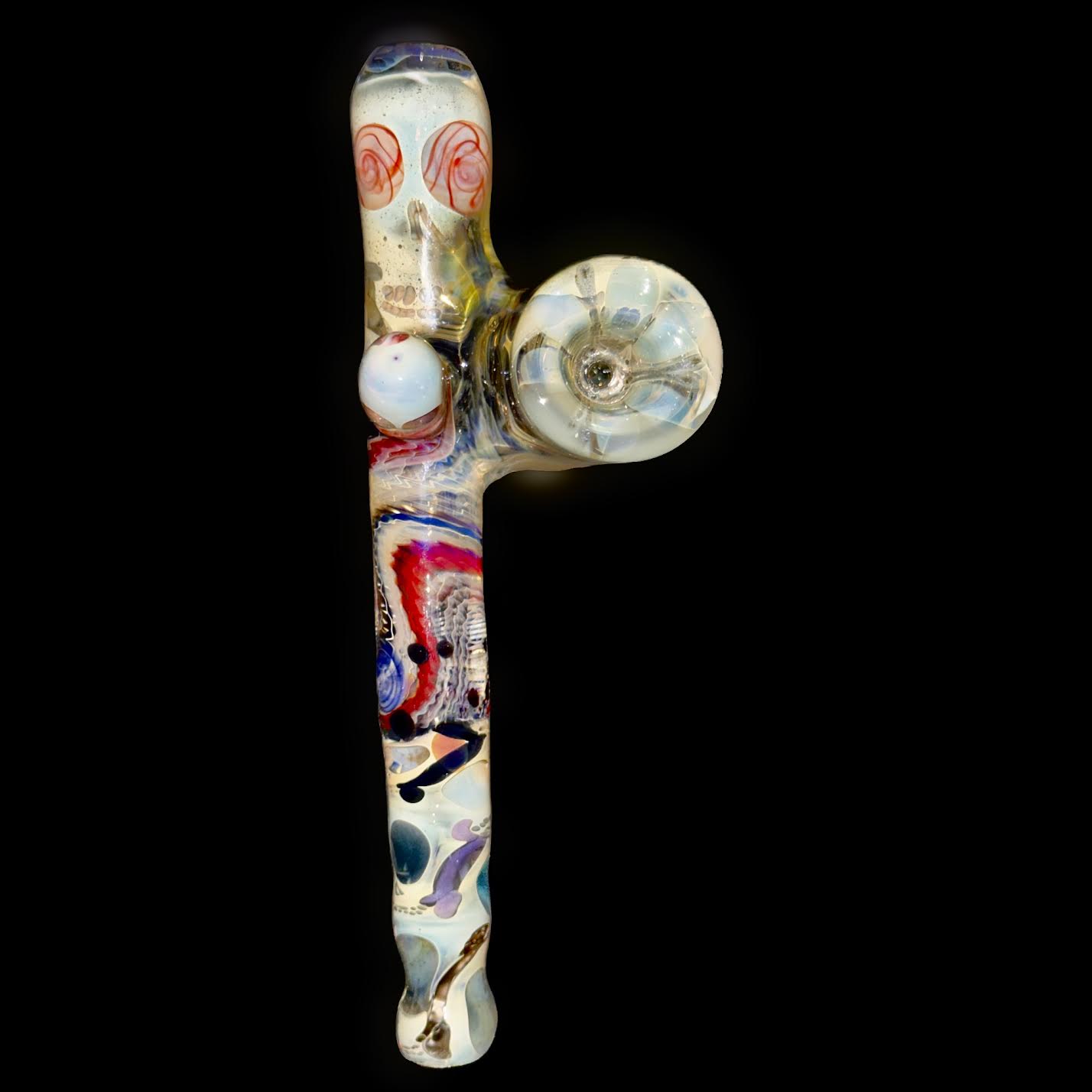 Cam Tower Heady Fumed UV Skulls Sidecar New