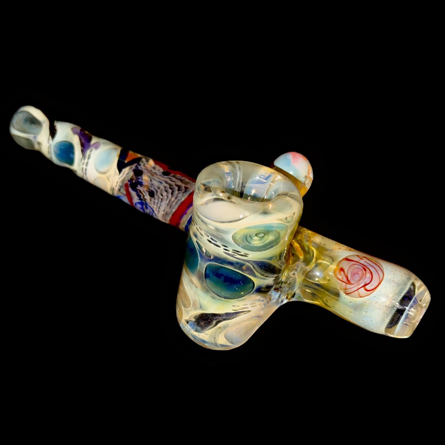 Cam Tower Heady Fumed UV Skulls Sidecar New
