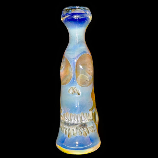 Cam Tower Fumed Double Skull Chillum New