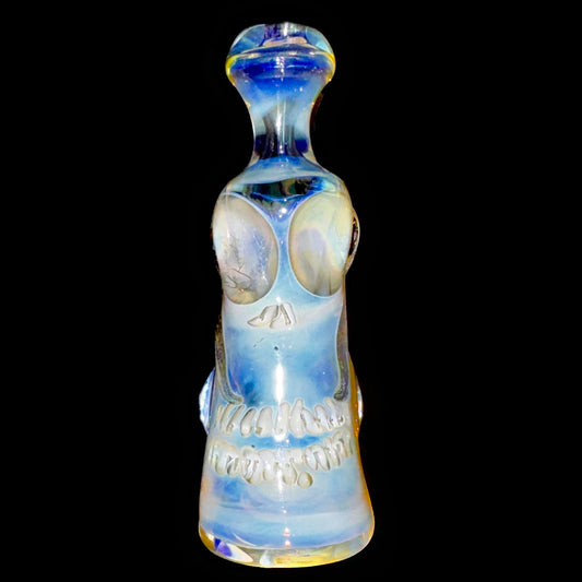 Cam Tower Fumed Double Skull Chillum New