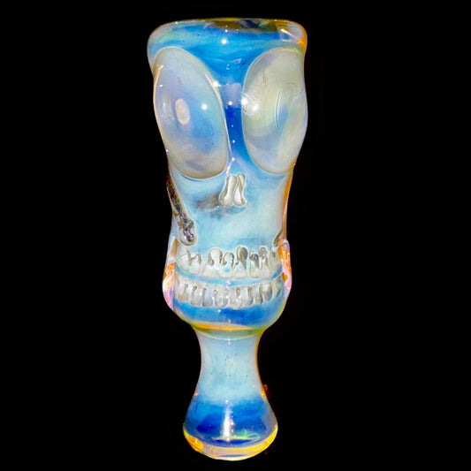 Cam Tower Fumed Double Skull Chillum New