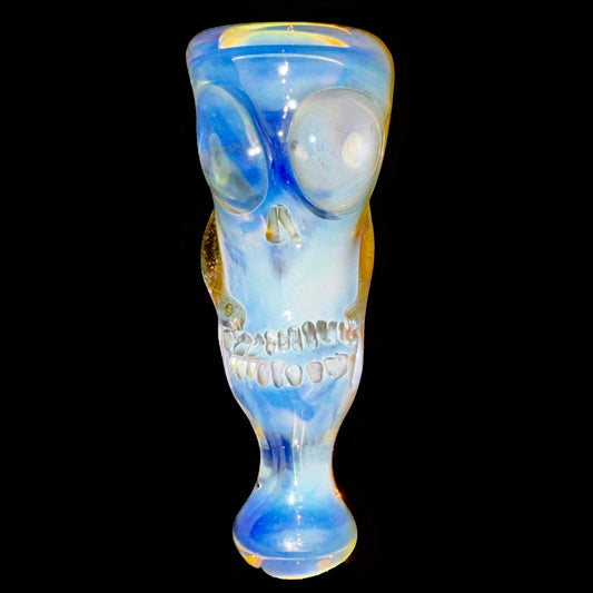 Cam Tower Fumed Double Skull Chillum New