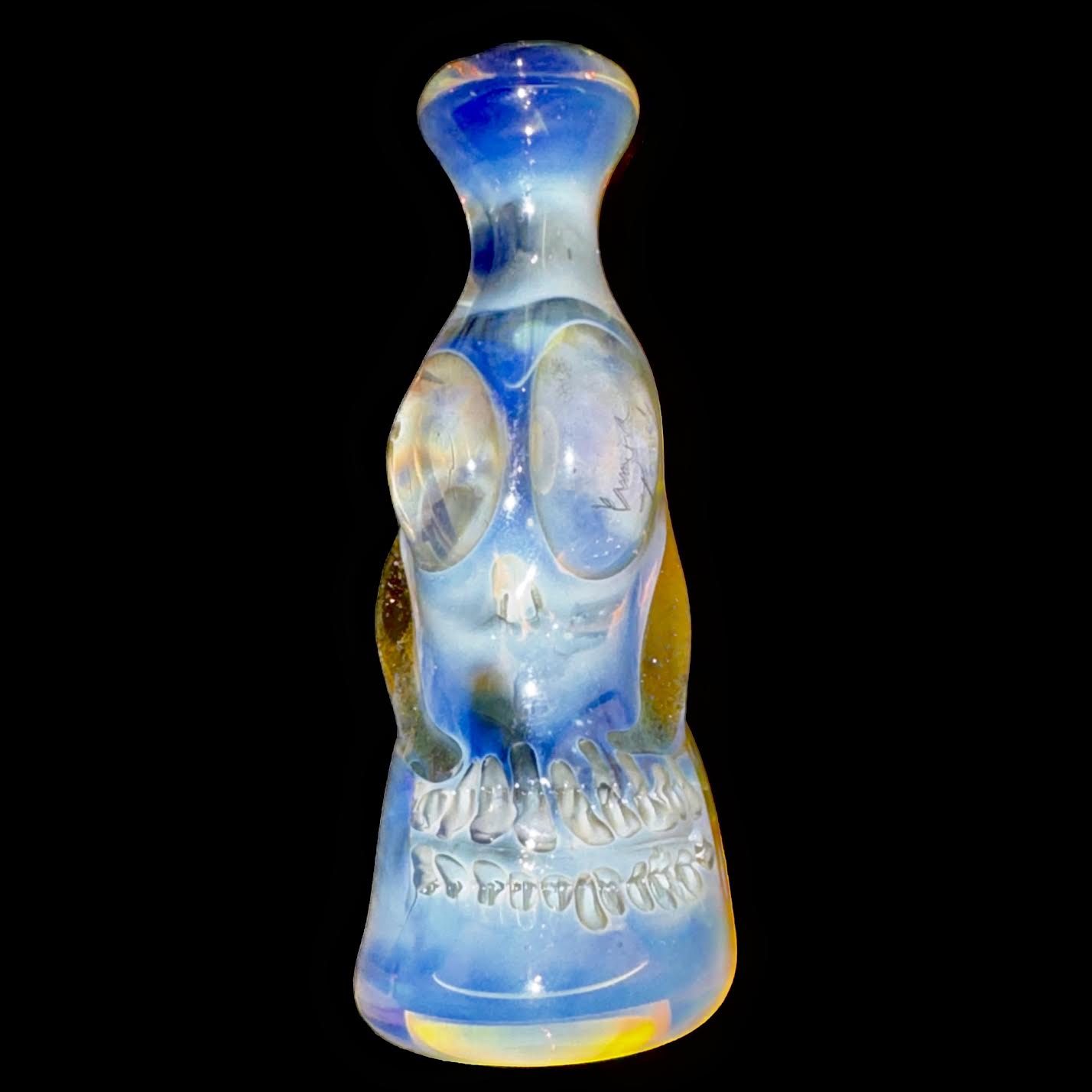 Cam Tower Fumed Double Skull Chillum New