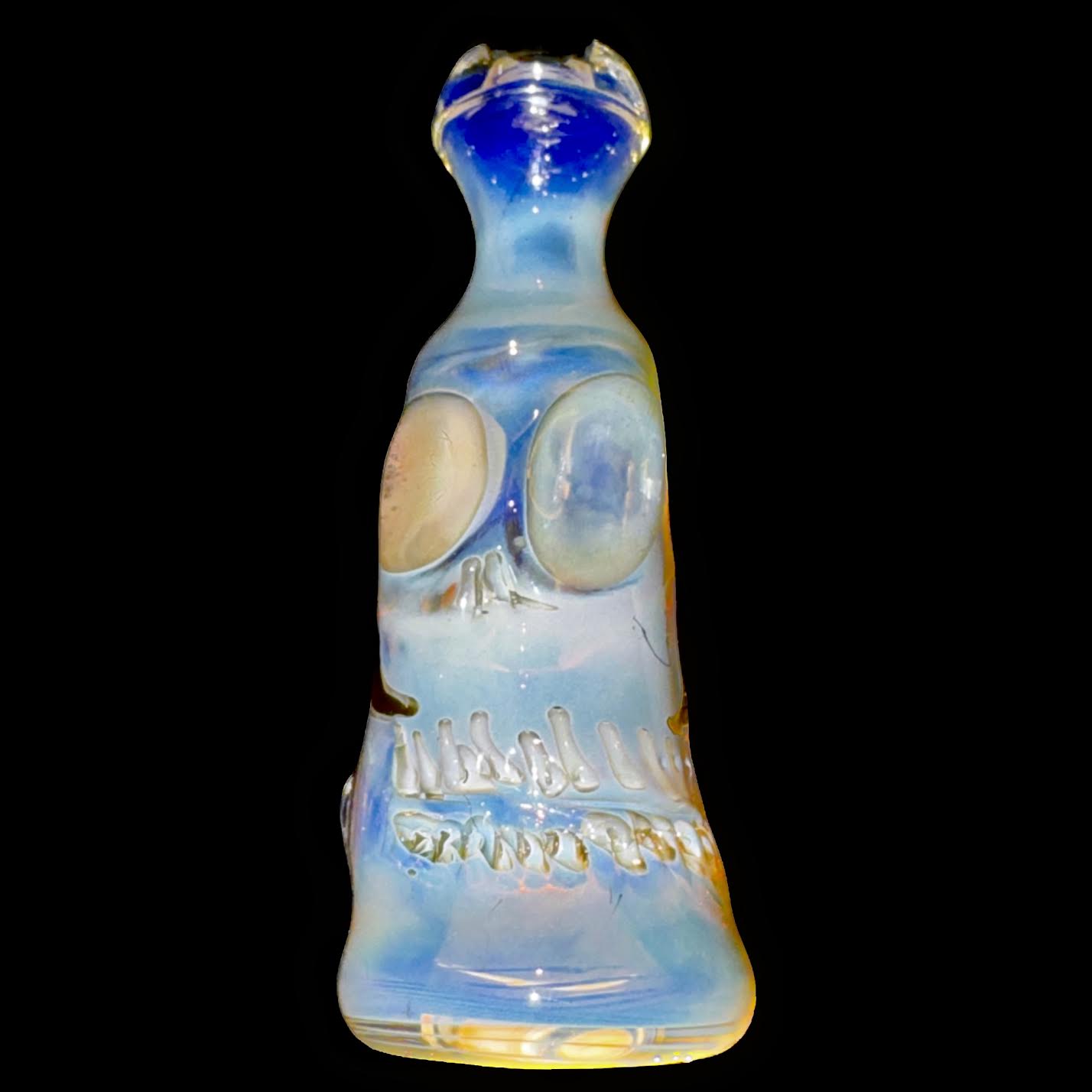 Cam Tower Fumed Double Skull Chillum New