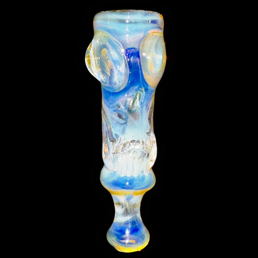 Cam Tower Fumed Double Skull Chillum New