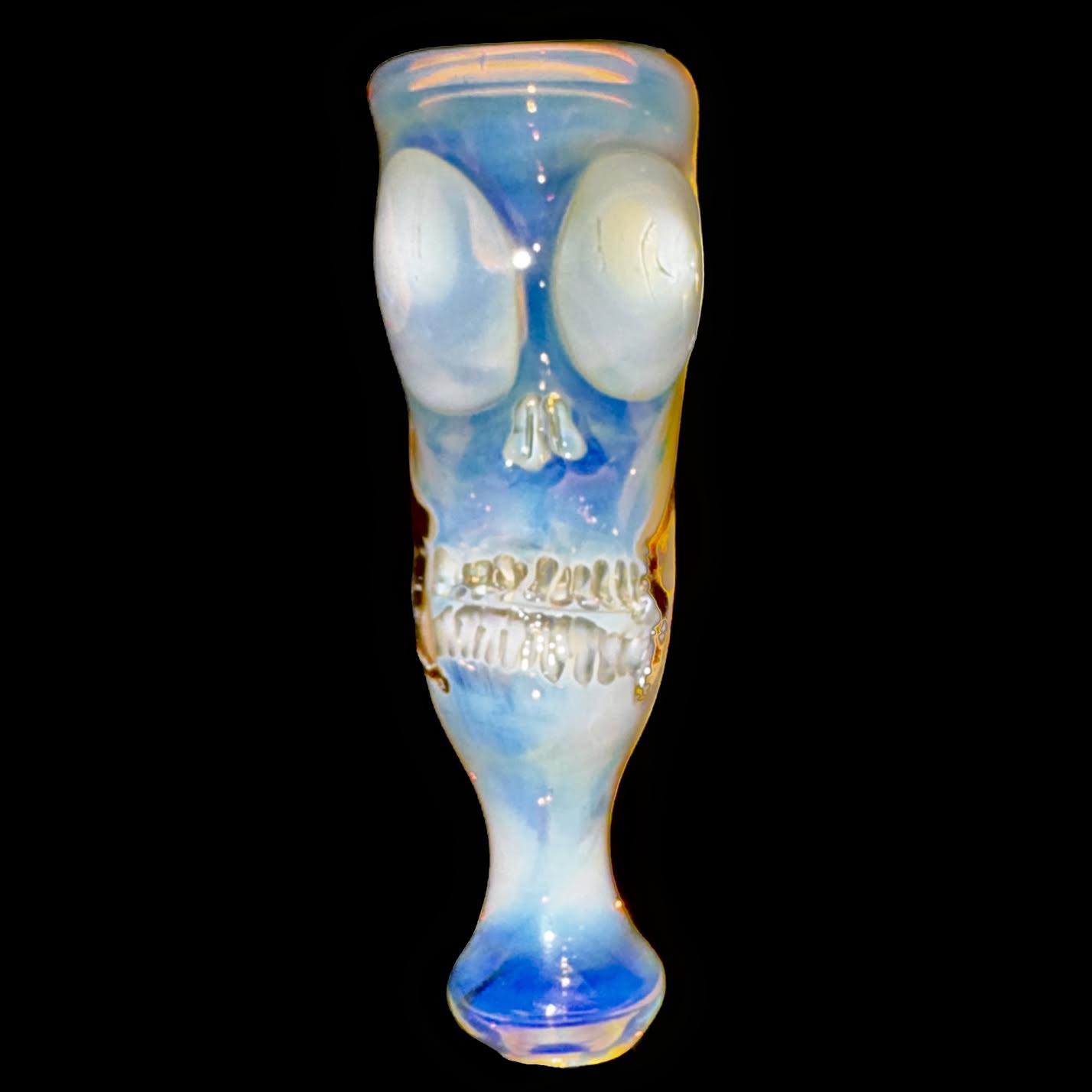 Cam Tower Fumed Double Skull Chillum New