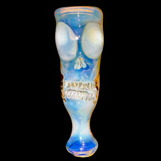 Cam Tower Fumed Double Skull Chillum New