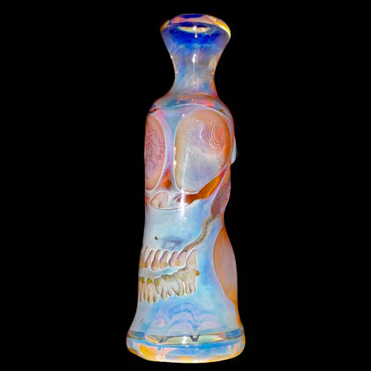 Cam Tower Fumed Double Skull Chillum New