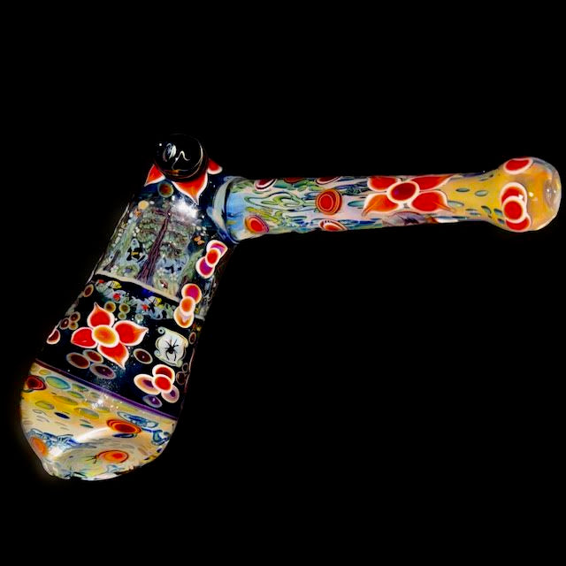Shawn Daddy Heady Prankster with Forest Scenes Hammer Bubbler New